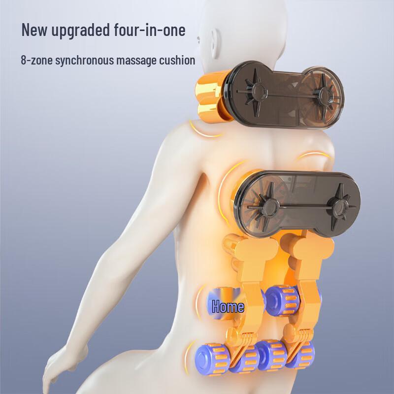 Aux Multifunction Neck and Back Kneading Massager