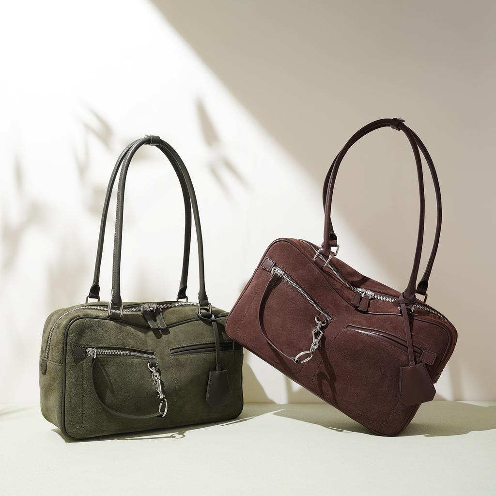2025 New Shoulder Bag Fashionable Simple Pillow Bag High Sense Retro Tote Bag Portable Commuter Versatile Women's Bag
