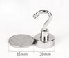 Neodymium Iron Boron Magnetic Hook Hanger, E16 Metal Magnetic Suction Cup, Punch-Free Installation.