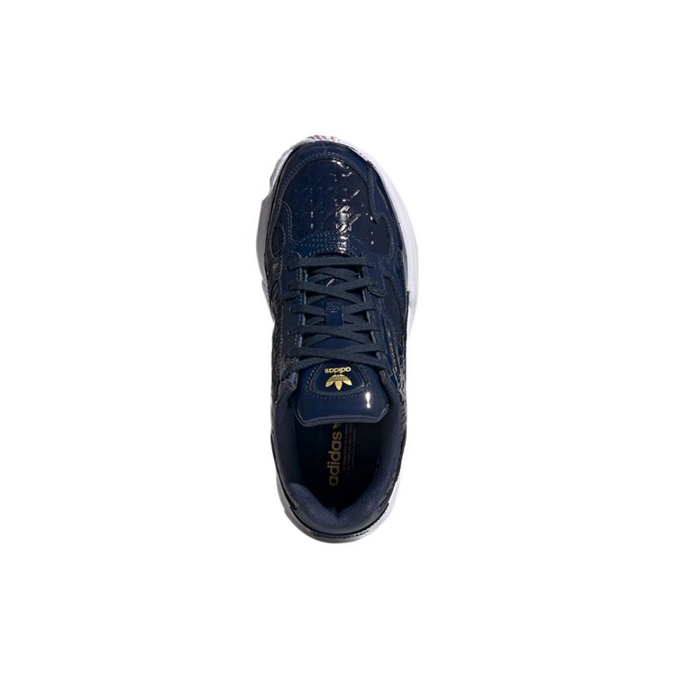 Adidas Originals Falcon Pohodlné Módní Odolné Prodyšné Nízké Pánské Tenisky Dámské námořnicky modré FV1119