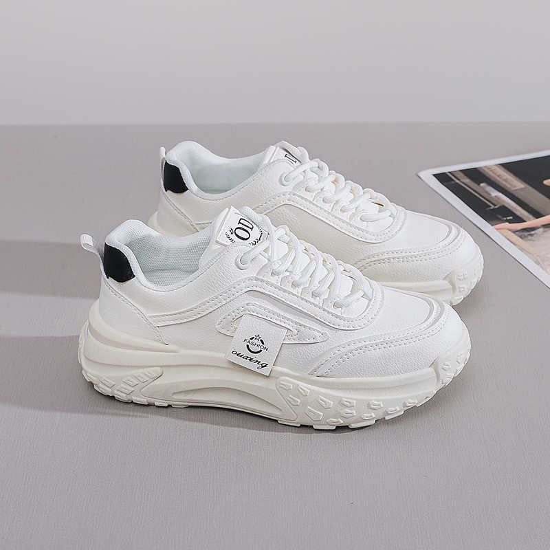 Fashion Without Heels Tennis Sole Woman's Casual Loafers Sneakers A Wide Shoes Sport Special Use Street Wide Foot Twnis Newest