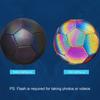 Luminous Reflective Football Luminous Soccer Ball Training Ball for Normal Games Performances