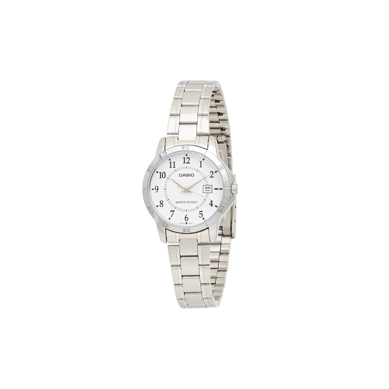 

Casio STANDARD series fashion trend business retro literary leisure versatile date display waterproof quartz movement stainless steel LTP-V004D-7BUDF білий