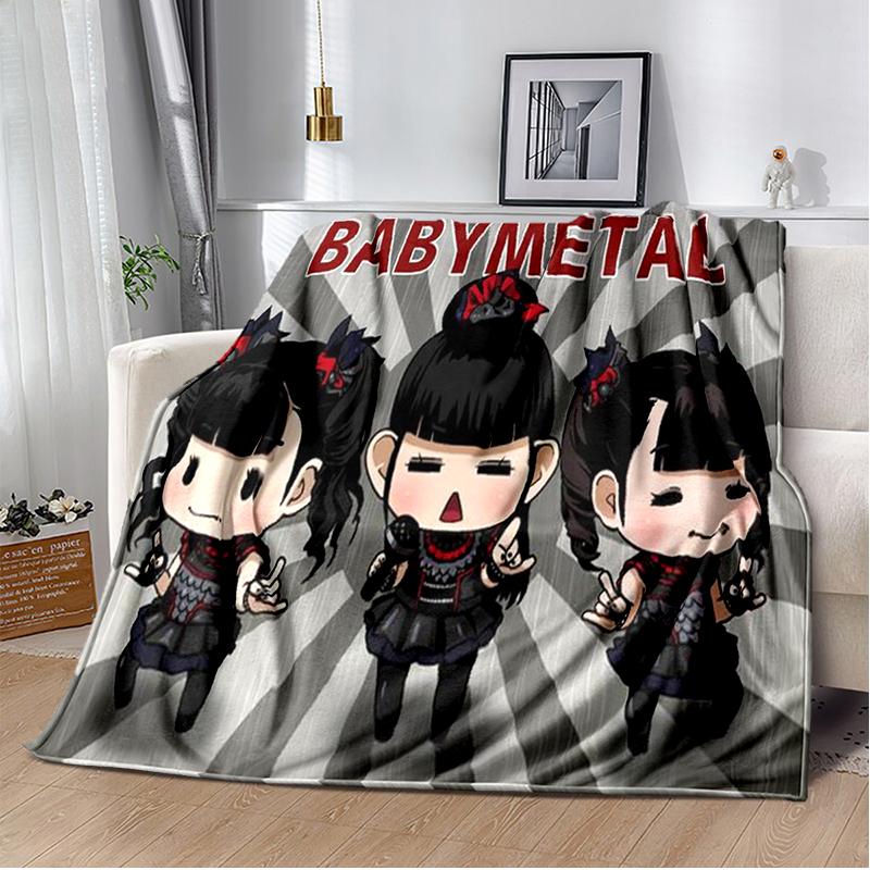 Pop Metal Band Throws Blanket for Kids Couch Sofa Travel Home Picnic Hiking Bed Beding Super Soft Flannel Blanket birthday gift