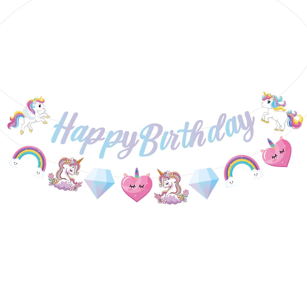 Rainbow Unicorn Balloon Unicorn Party decor Supplies Unicorn birthday Party Decoration Baby Shower Kids girls Birthday Decor