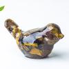 Resin Crystal Bird Figurine With Natural Waterstone For Home Office Decor Gift For Friends