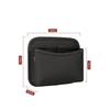 Kaoco Car Storage Pocket, Seatside Storage Bag, Fall Prevention, Smartphone Holder, Wallet, Key Case, Car Side Bag (Black)