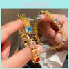 Light Luxury Gold Plated Geometric Bracelet For Women Gift Valentines Day