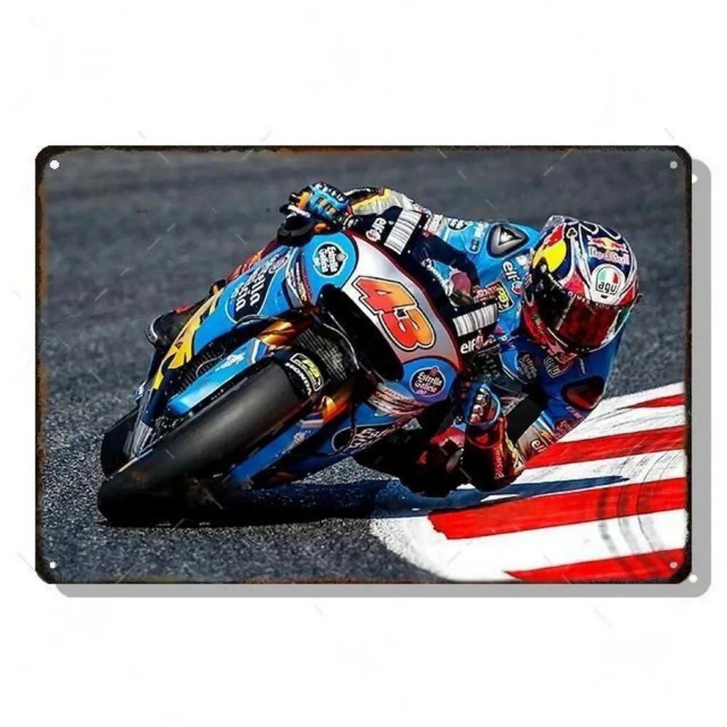 Decor Auto Vintage Metal Signs Tin Sign Motorcycle Racing Funny Poster Decor for Garage Bar Pub Club Man Cave Wall Decoration