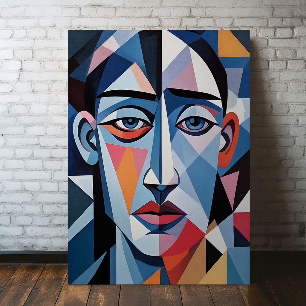 Canvas Painting Picasso Portrait Cubism