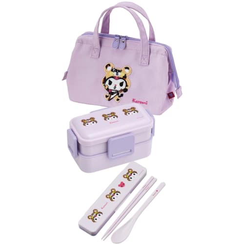 Skater Cool Clasp Lunch Bag Kuromi Headpiece Sanrio KGA1-A