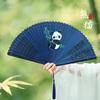 Bamboo Folding Fan, Traditional Style Fan, 2025 New Model, Portable for Home Use, Women's Handheld Dance Fan, Durable for Summer