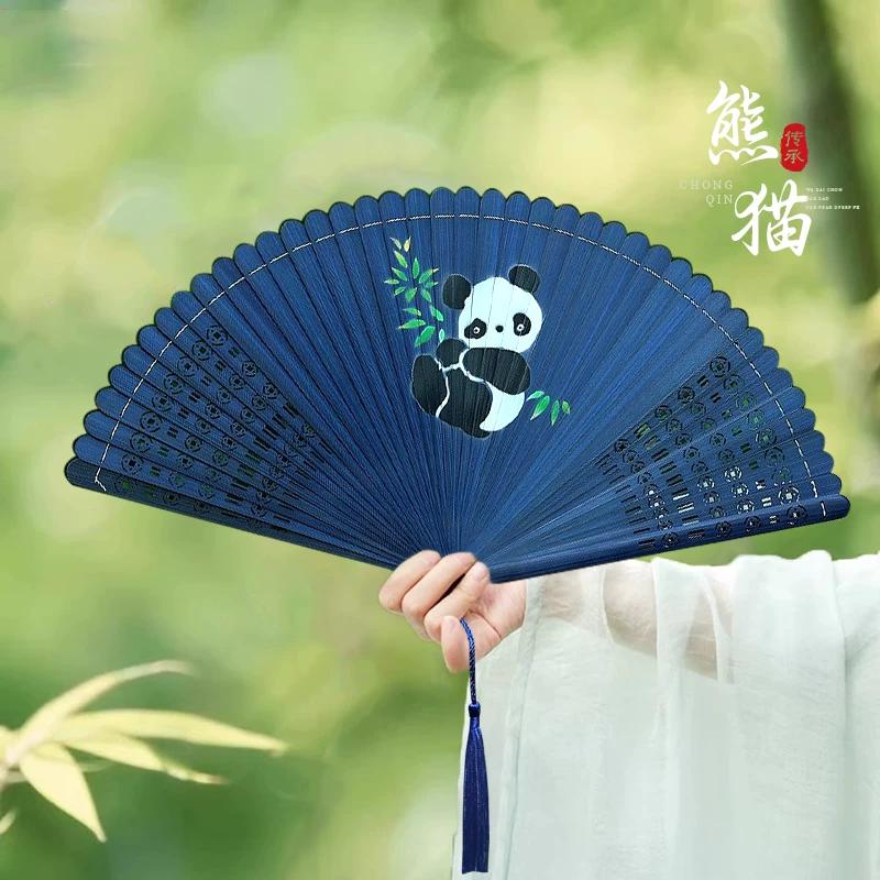 Bamboo Folding Fan, Traditional Style Fan, 2025 New Model, Portable for Home Use, Women's Handheld Dance Fan, Durable for Summer