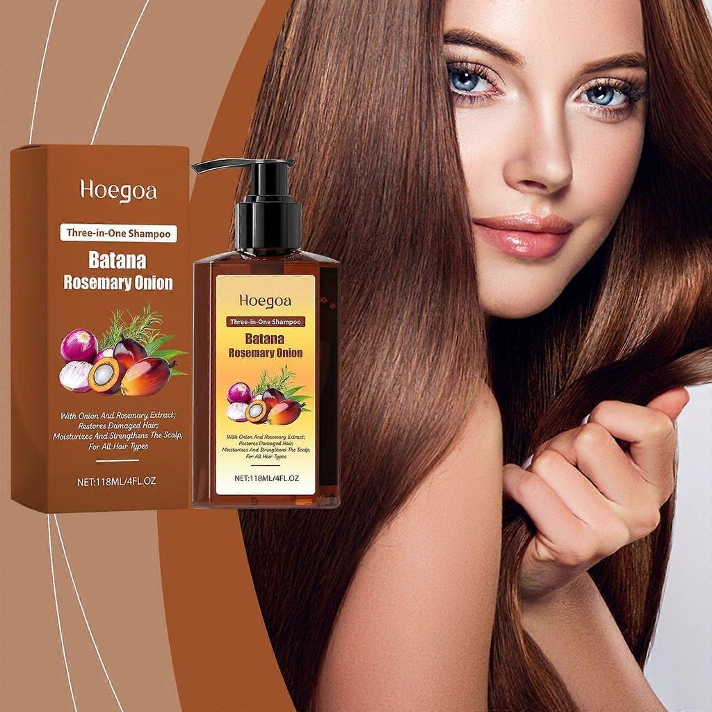 Hoegoa 3-In-1 Nourishing Hair Care Shampoo - Cleanses And Nourishes The Scalp, Moisturizes Hair, Smooth And Hair Care Shampoo