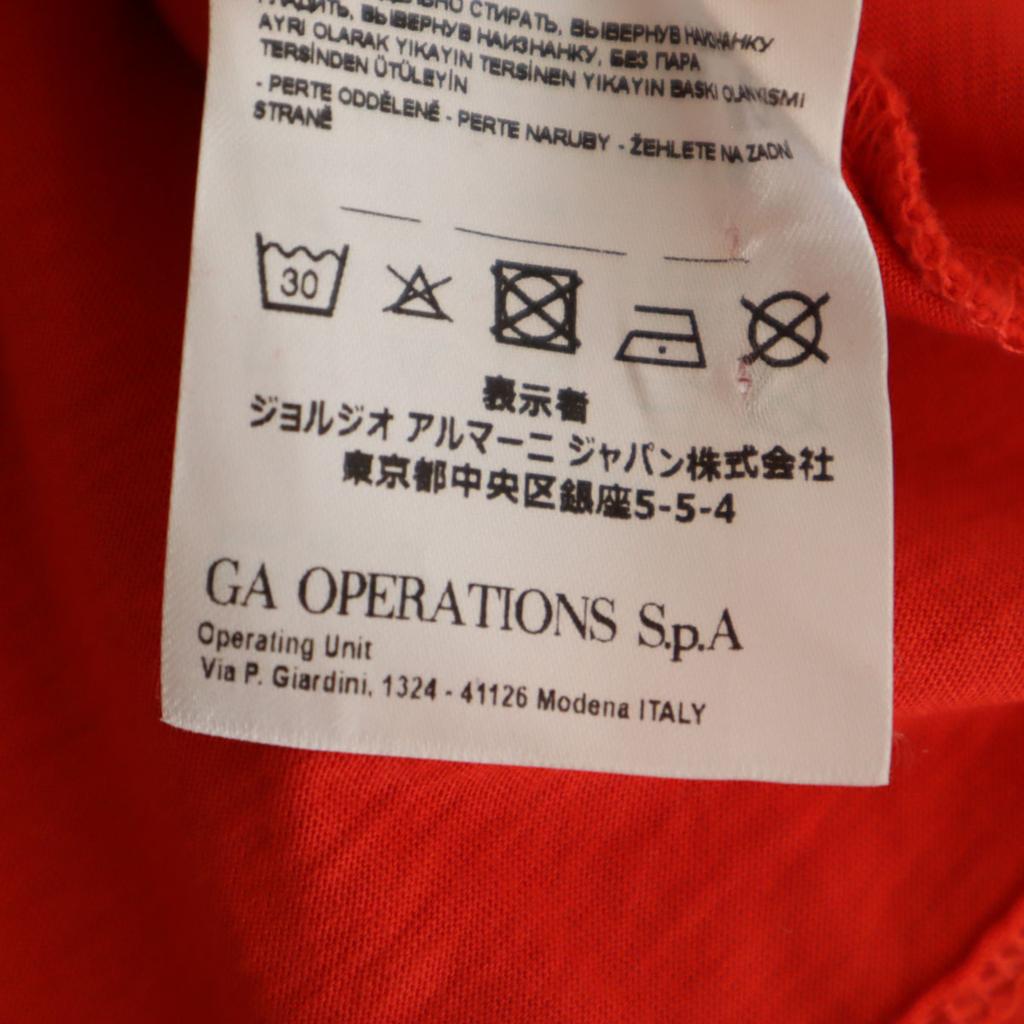 ARMANI EXCHANGE Short sleeve V neck T-shirt L Red Men's Used