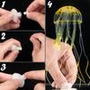 Silikonowa Sztuczna Meduza Fluorescencyjnie Świecąca Dekoracja Meduzy do Akwarium Ornament Krajobrazu Wodnego Zbiornik Rybny