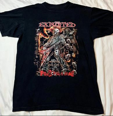 De EXPLOITED band Punk's Not Dead Shirt Volwassen T-shirt S Tot 2345XL UU935