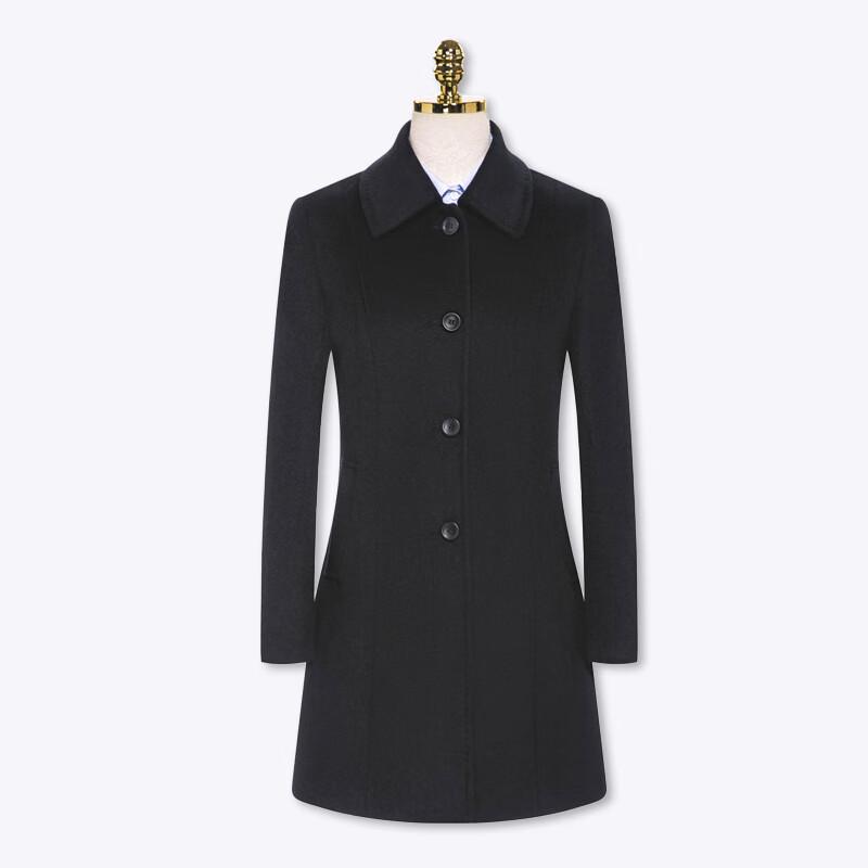 Tluoman Women's Business Wool Blend Overcoat
