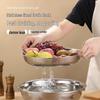 Stainless Steel Rice Sieve & Drain Basin Set