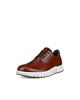 ECCO GRUUV STUDIO M Genuine Leather Derby Size 3E Men's Shoes, MINK/MOCHA, 26.0 Cm,