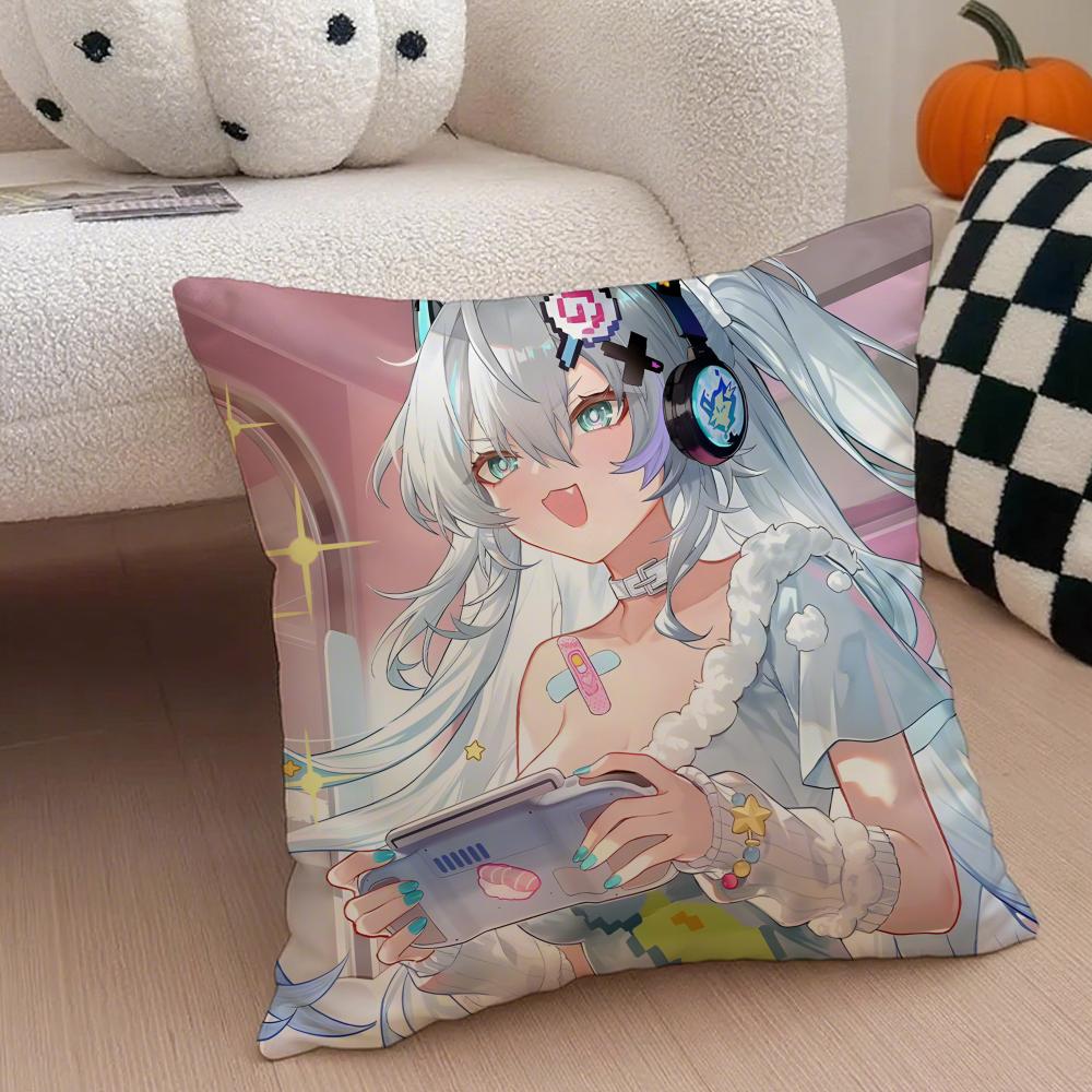 Fashion Animated AAether Gazer ICONS Cushion Cover Throw Pillow Cover Hidden Button Durable Polyester Chair Cushion