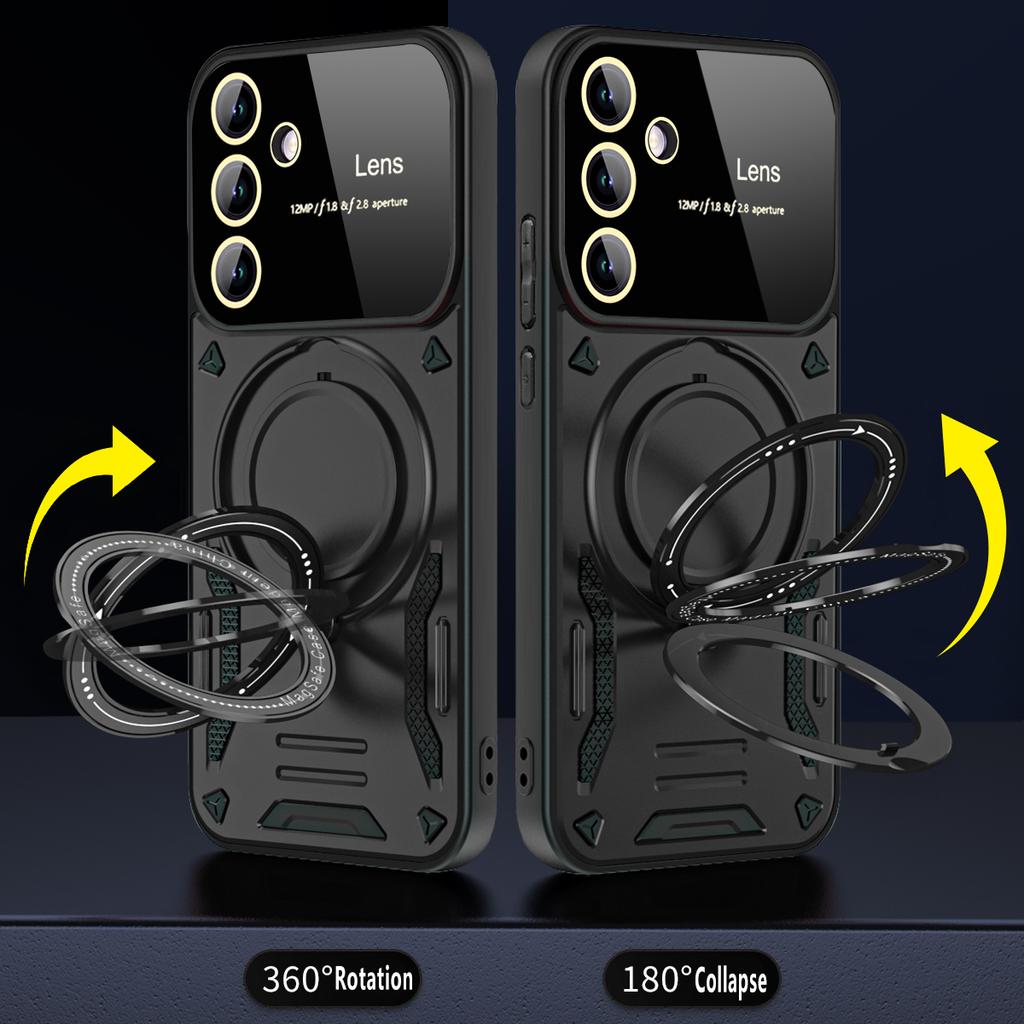Case For Samsung Galaxy A55 A54 A53 A52 A50S A35 A34 A33 A32 A30S A24 A23 4G 5G Magnetic Ring Stand Camera Protector Phone Cover