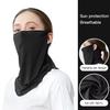 Women UPF50 Sunscreen Mask Outdoor Activities Ice Silk Face & Neck Cover Bandana with Instant Cooling 4-Way Stretch for Cycling
