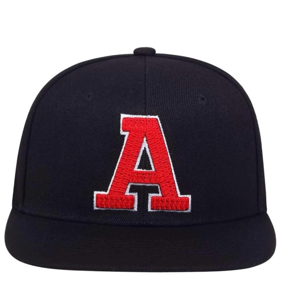 Sproutsy Men's Cool and Popular Baseball Cap, Snapback, Hip Hop, Embroidered, Size A (Black)