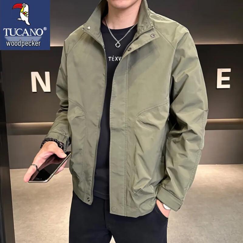 TUCANO Men's Casual Stand Collar Jacket