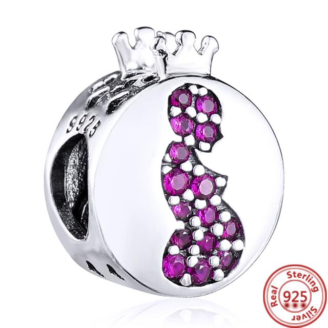 925 Silver Ihåliga Blommor Cykel Dansare Mode Berlock Pärlor Passar Berlockarmband Armband Kvinnosmycken