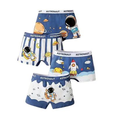 Lote de 4 bragas para niños, ropa interior para niños, ropa interior para niños, ropa interior de algodón, Boxers de 3 a 12 años