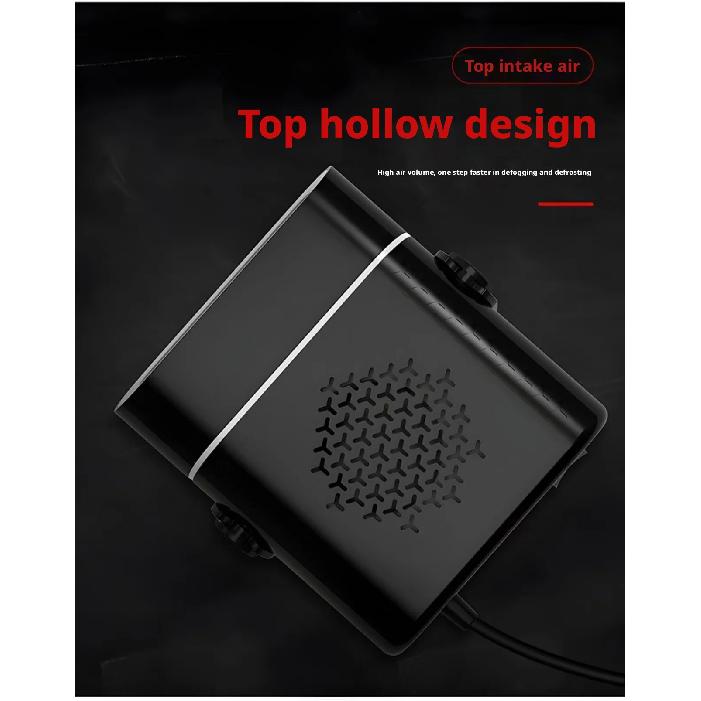 Car Heater Defroster Defogger 12V/24V Universal for Cars & Trucks 2-in-1 Cooling & Heating Quiet Operation Adjustable Angle
