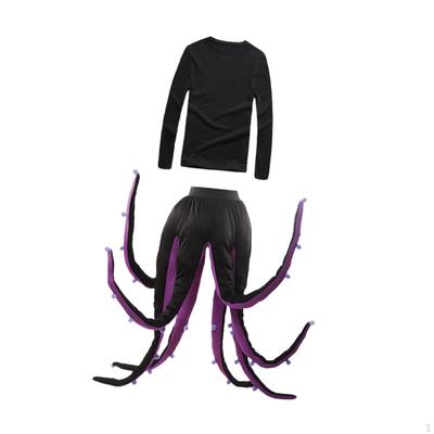 Octopus Costume Novelty Long Tentacles Animal Cosplay for Women Dress Up
