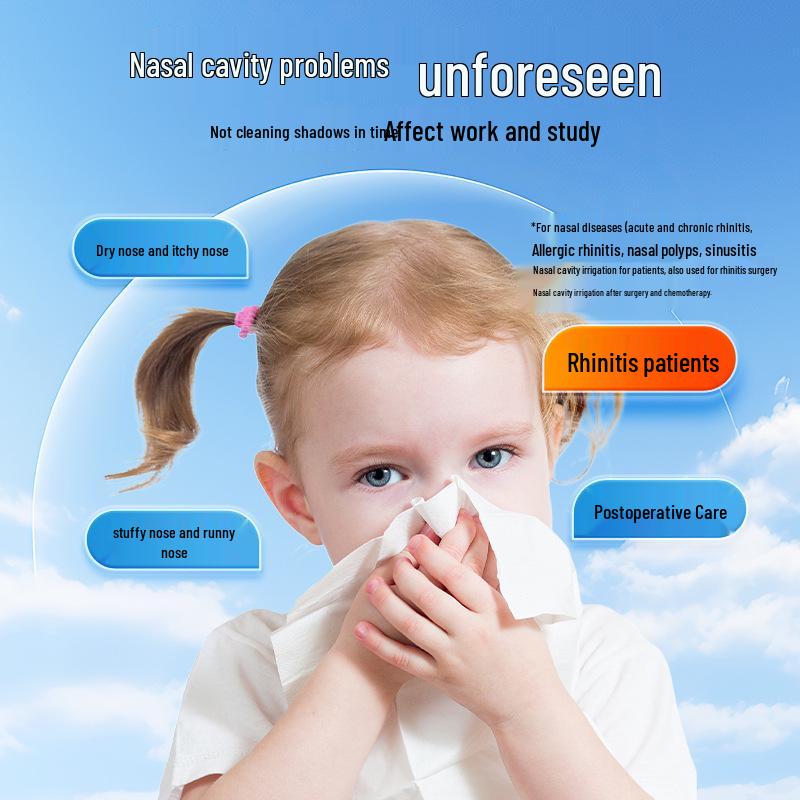 0.9% Sea Salt Gentle Nasal Spray for Dryness, Itching, Congestion, and Postoperative Care