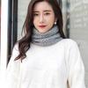 Winter Women Knitted Scarf Solid Fleece Snood Scarves Lady Warm Faux Fur Thick Unisex Neck Scarfs Ring Ski Climbing Scarf
