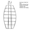 Grilled Fish Basket Stainless Steel Hanging Fish Grill Rack Adjustable Locking Hinges Flipping Fish Grill Tool for Whole Fish & Seafood
