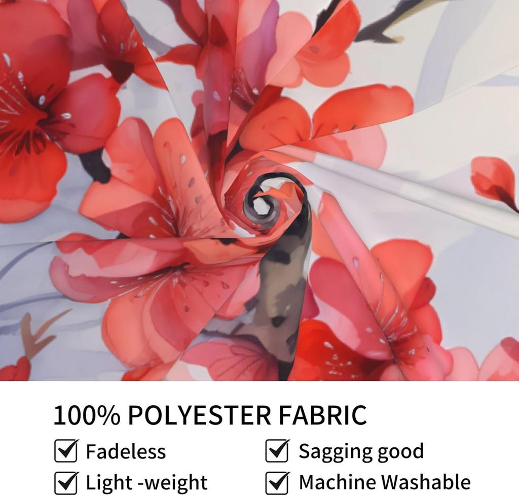 Hanging Red Plum Blossom Tapestry for Bedroom Personalized Tapestry Custom Backdrop Banner Aesthetic Wall Tapestries Wall Art