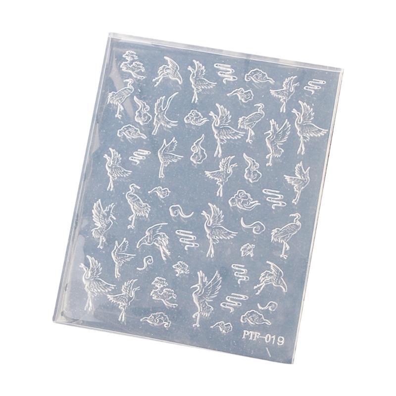 

Reusable Silicone Nail Art Mold For 3D Embossed Designs Nail Decoration With Elastic Materials Jewelry Mould