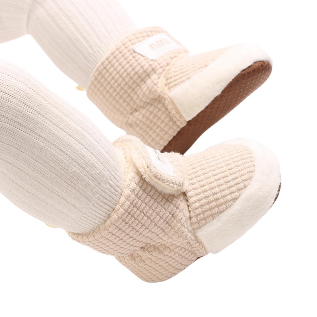 Thick Warm -Lined Cotton Baby Walking Shoes for Boys and Girls