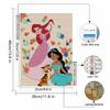 DIY Diamond Painting The Princess and The Tiger Cross Stitch Kit Mosaic Art Diamond Painting Full Circle Diamond Home Decoration