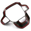 for Ford Ranger P703 2023 2024 Carbon Fiber Steering Wheel Button Cover Trims
