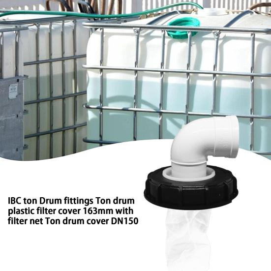 Tank Filter Lid Different Angle Caliber T Shape F Shape Dirt Debris Removal Bore Protection Acid Resistant IBC Slit Filter Cover