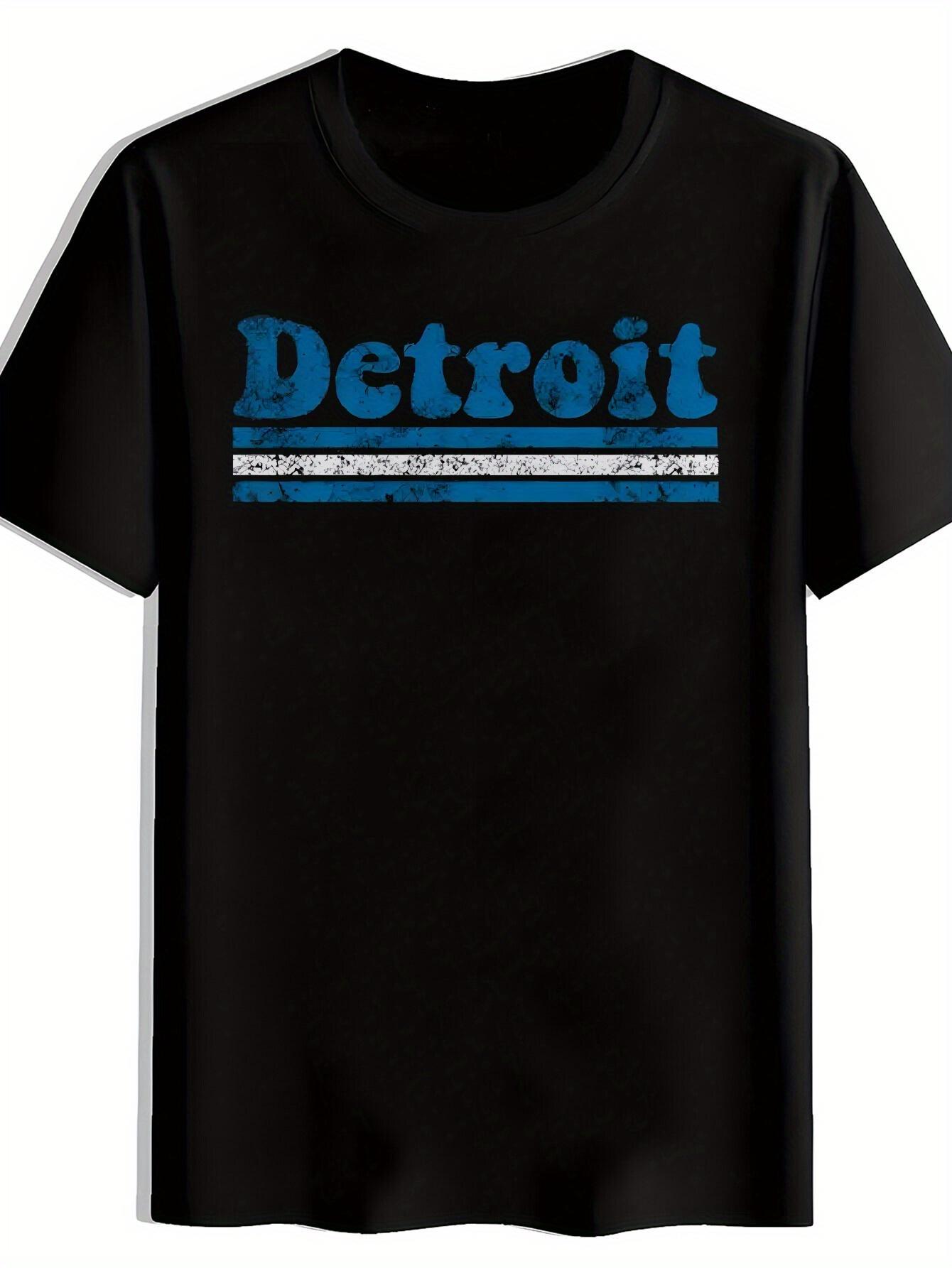 T-shirt Detroit Blue Print XL
