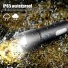 Mini Multi-color Flashlight Green/Red/Blue/White COB LED Toch Zoom USB Charging Haning Tent Lamp Hunting Outdoor Fishing Light