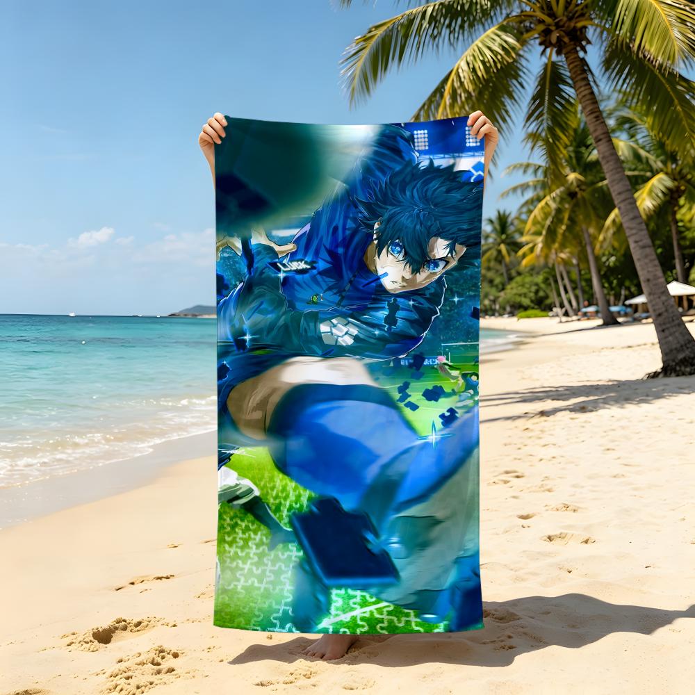 Anime B-BlueLock Towel Beach Blanket Towel  For Travel Gym Shower Luxury Lightweight Camping Pool hot