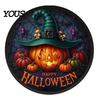 Halloween Themed Party Decor LED Glowing Hanging Decor, Acrylic Window Ornament with Light, Spooky High-quality Signage Sign for Door Wall Haunted