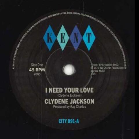 

7inch Record CLYDENE JACKSON - I Need Your Love / We re In Love CITY091 Kent 2023 UK Soul/Funk