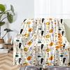 Custom Name Animals Theme Printed Blanket - Perfect for Couch, Bed, Travel & Outdoor Use | Machine Washable, Cozy & Durable.