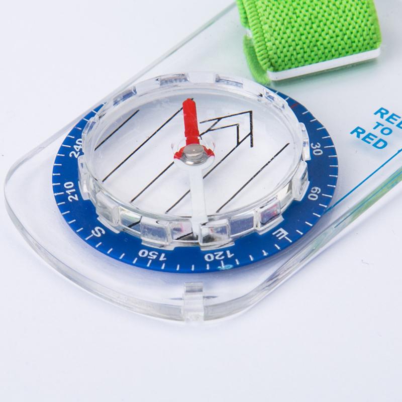 1pc Outdoor Professional Thumb Compass Competition Orienteering Compass Portable Compass Scale Compass