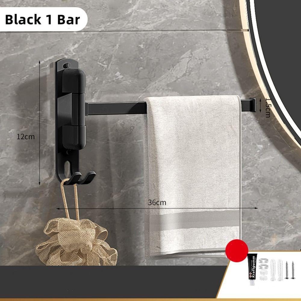 Steel Folding Kitchen Shelf With Hook Wall Mounted Towel Bars Hanger Towel Rack Towel Holder